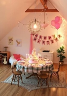 Лофт для дня рождения: как превратить индустриальное пространство в теплый праздник