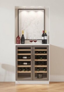 Узкий винный шкаф: как спрятать коллекцию в небольшой квартире и не потерять стиль