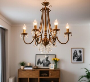 Люстры в квартиру: как выбрать свет, который действительно меняет дом