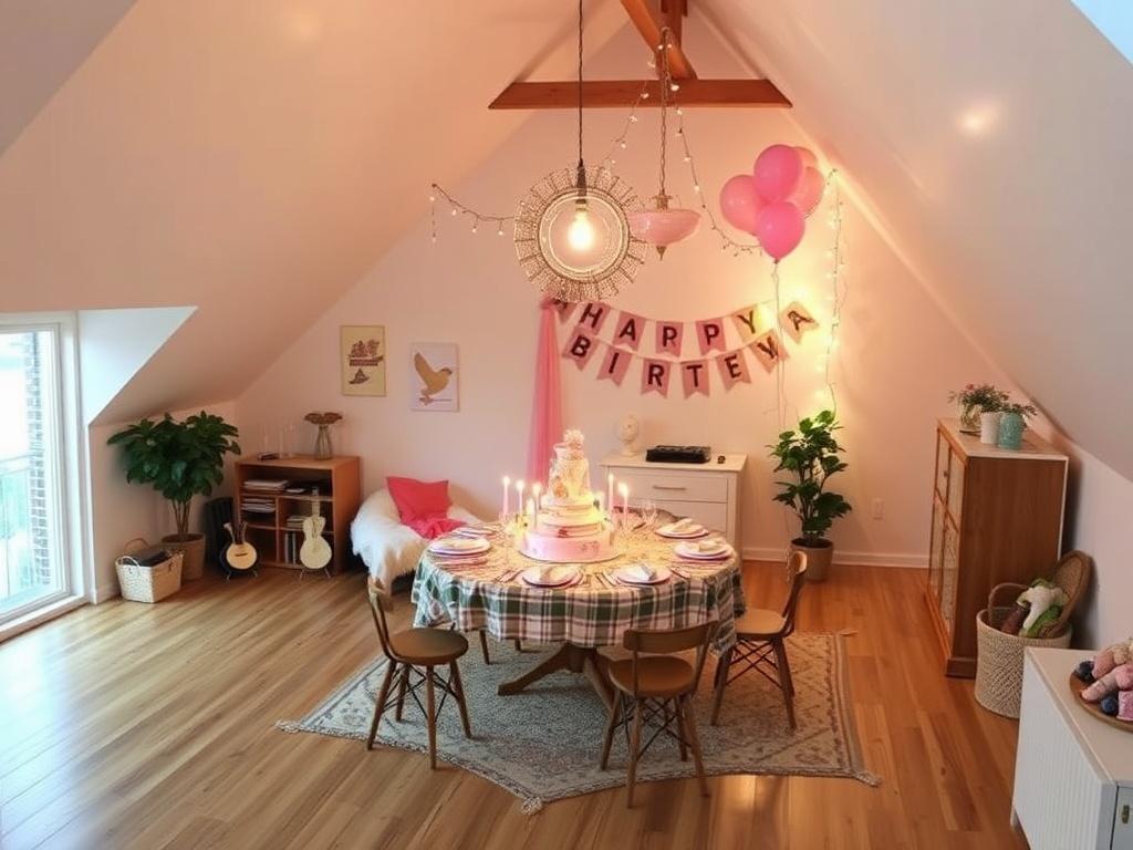 Лофт для дня рождения: как превратить индустриальное пространство в теплый праздник